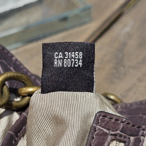 BCBGMaxAzria grey leather purse - Picture 9 of 9